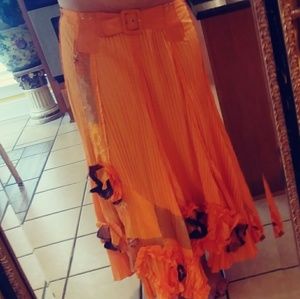 My Design Model Depose Long Flowy Skirt